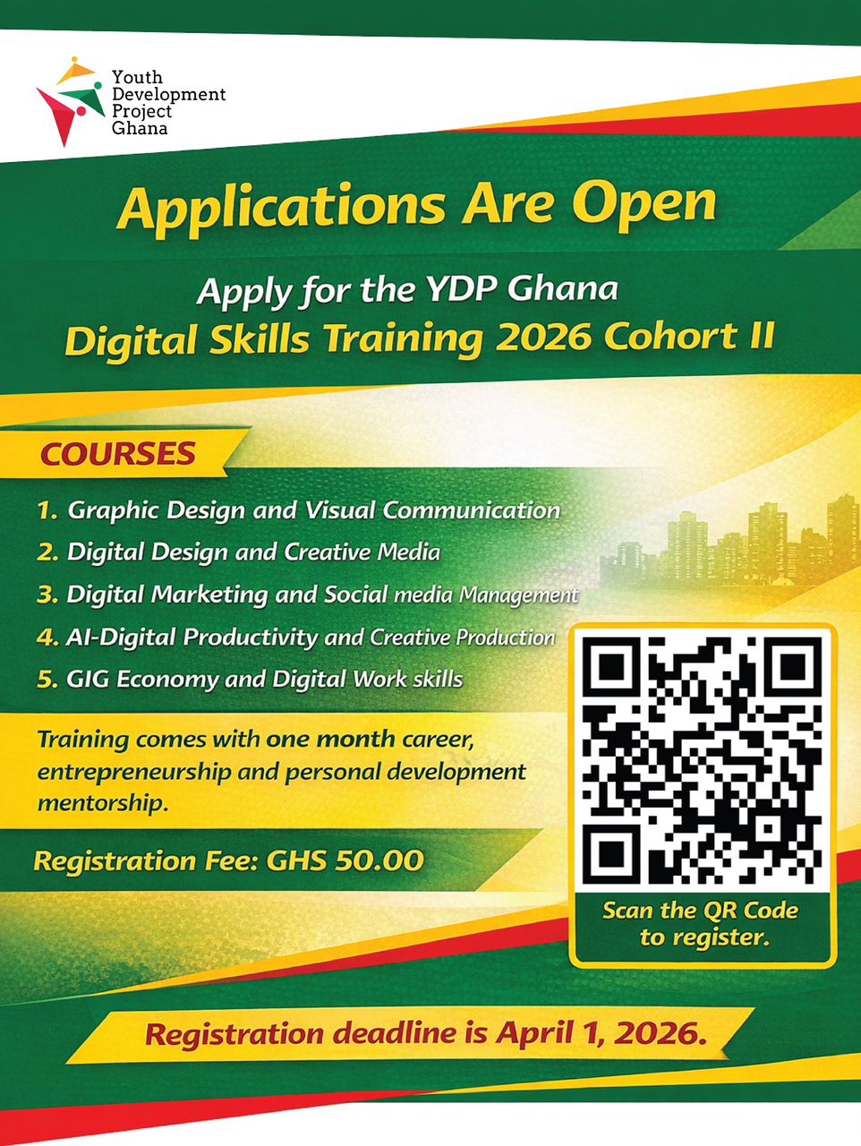 Digital Skills Development Training (Cohort II) Registration